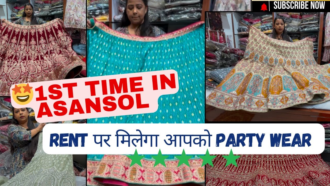 Beautiful 👌 Party Wear Collection Available In RENT 😍// Joyti Trends Asansol