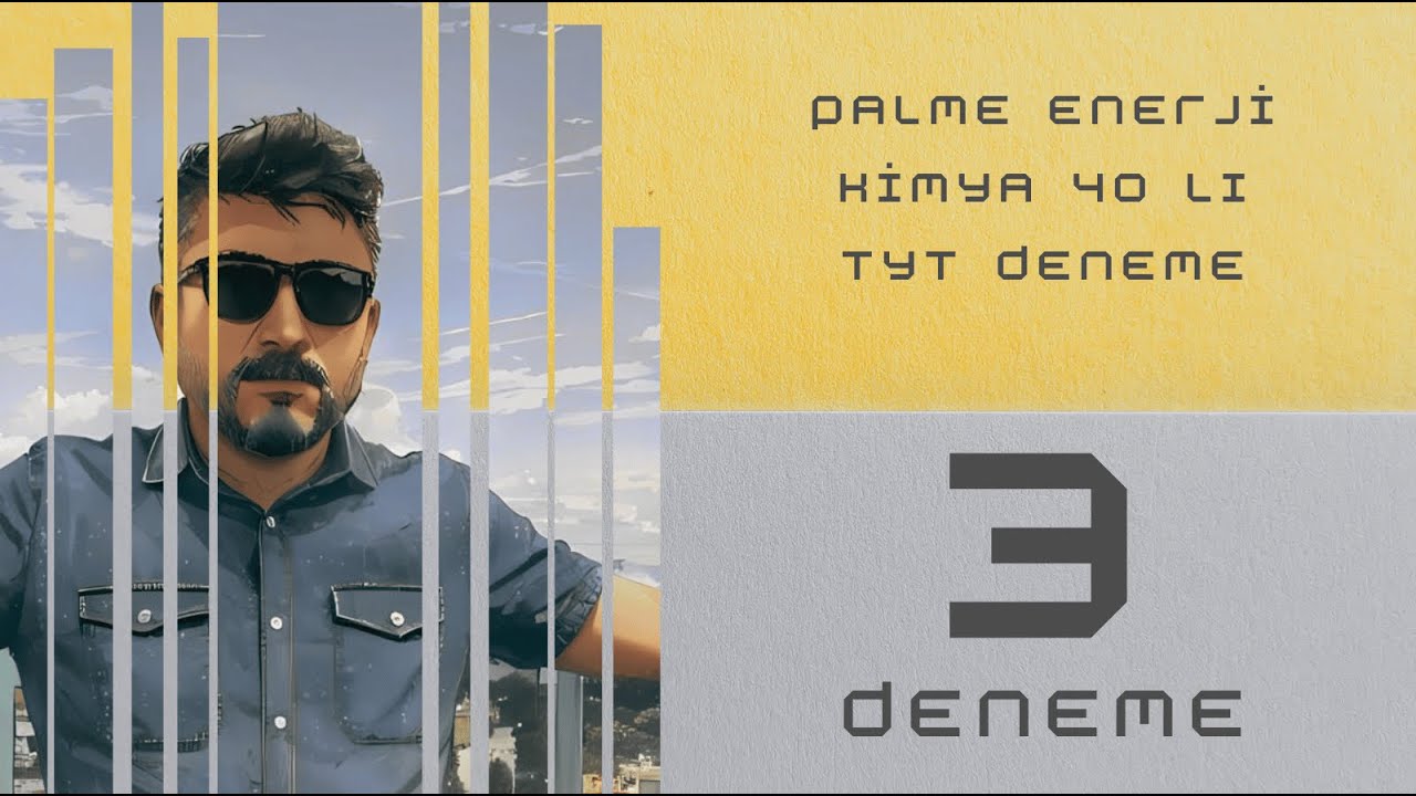 Palme Enerji TYT Denemesi 3.Deneme Çözümleri #tytkimya #denemeler #palmeyayinlari
