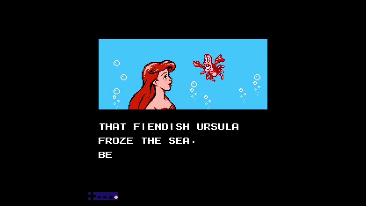 Little Mermaid تختيم كامل للعبةUSA