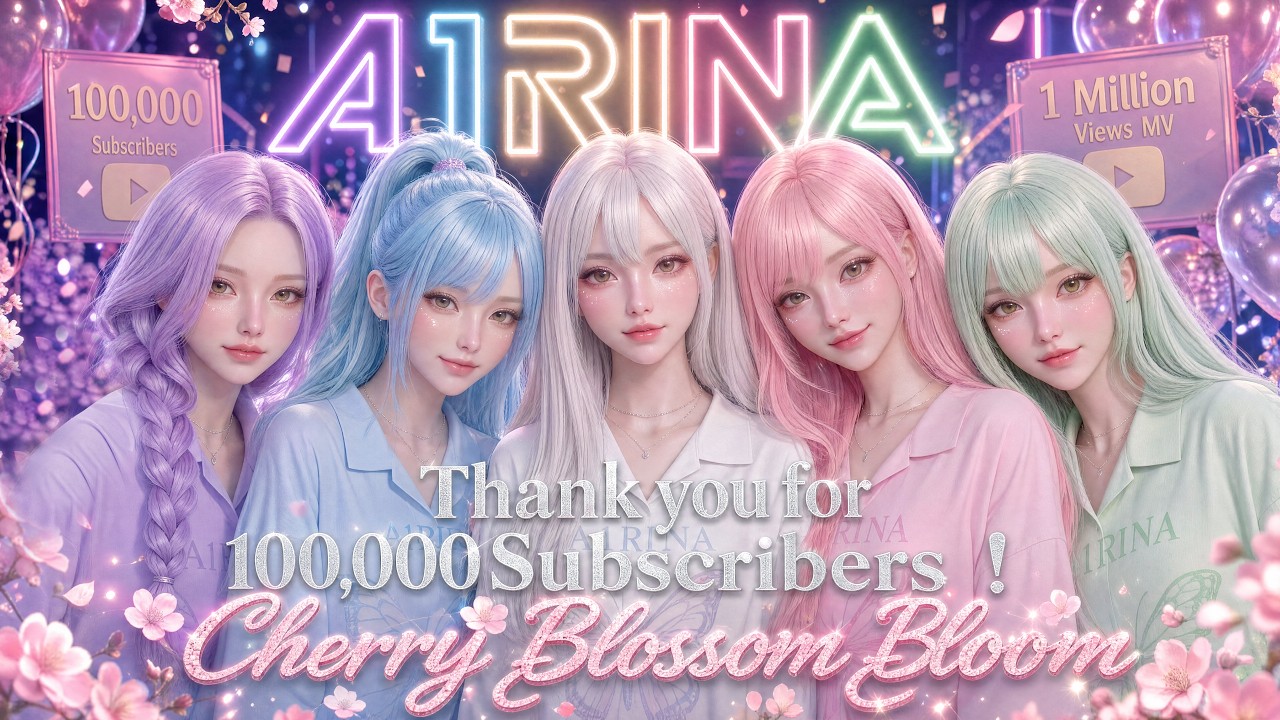 A1RINA - 100,000 Subscribers & 1 Million Views Double Milestone - Special Dance Thank-You