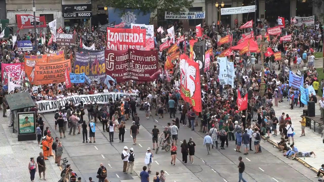 Demonstration in Buenos Aires against labor reforms | AFP
