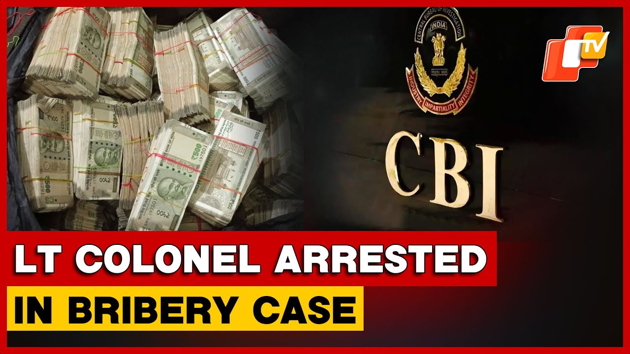 CBI Arrests Army Lt Colonel In Bribery Case, Recovers Over Rs 2 Crore Cash
