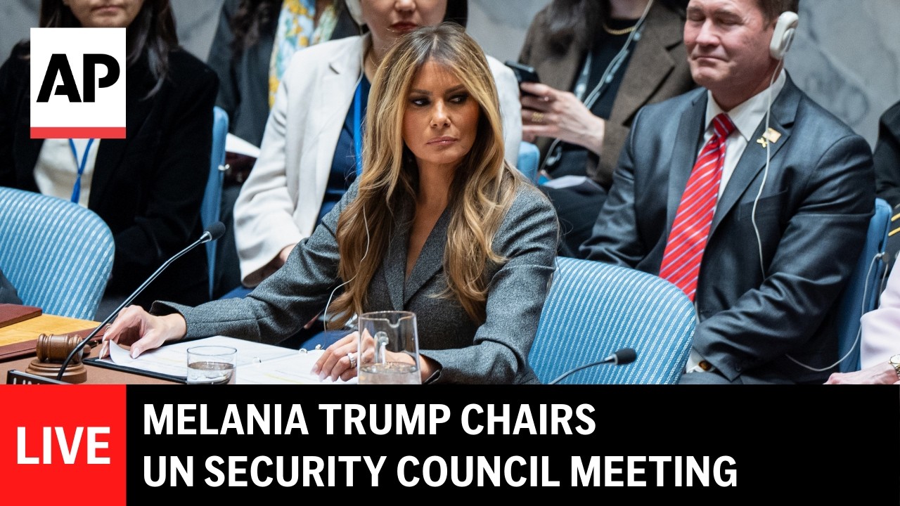 LIVE: Melania Trump chairs UN Security Council meeting