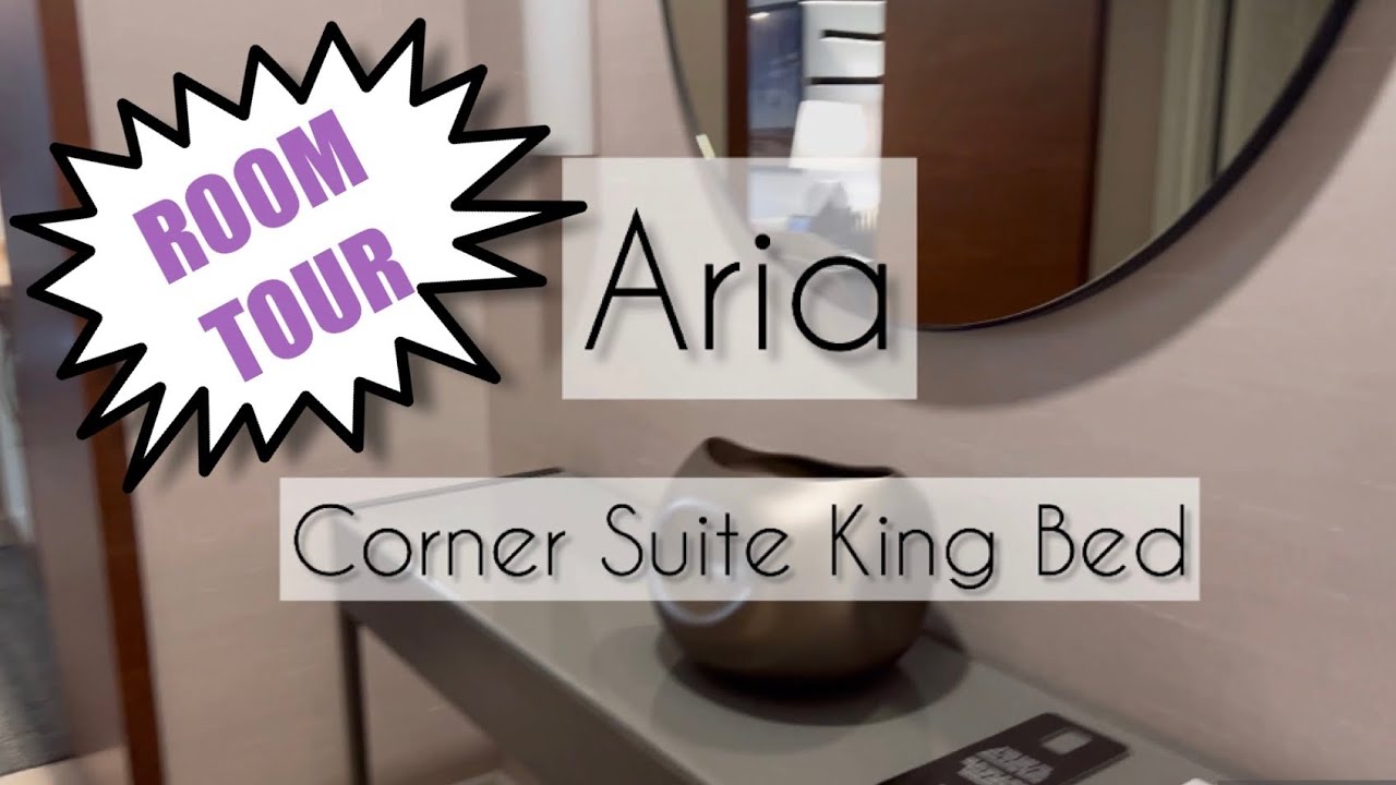 LAS VEGAS | ARIA KING BED TOWER CORNER SUITE ROOM TOUR!