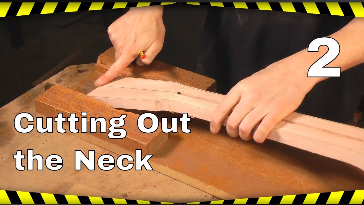 Making an Acoustic - Cutting out the neck