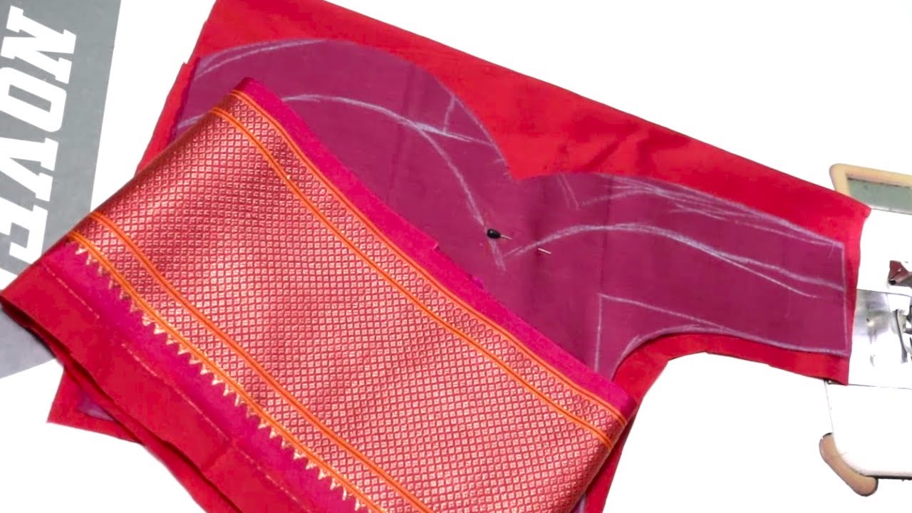muniya paithani saree blouse design | back neck designs for blouse