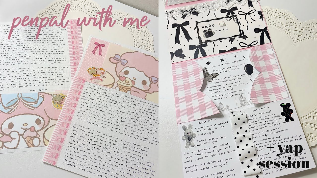♡ dear diary: how i penpal ˚ʚ♡ɞ˚ + chitchat 🎀