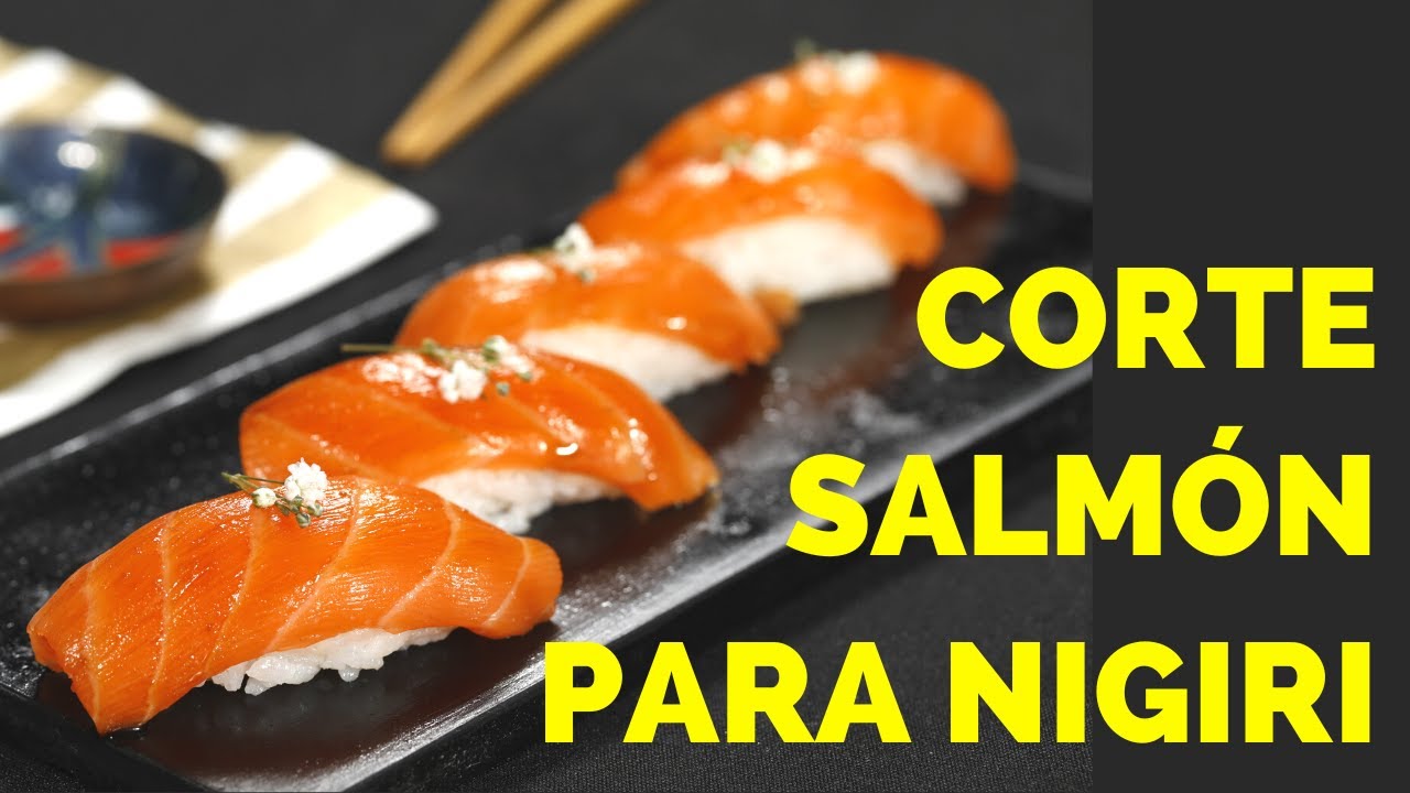 🍣 CORTE SALMÓN para SUSHI, Nigiri y Geisha - Parte 4 #sushi