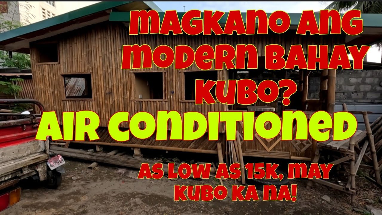 2025 prices of kubo | Magkano kaya ang modern bahay kubo na naka aircon? | 15k, may tambayan ka na