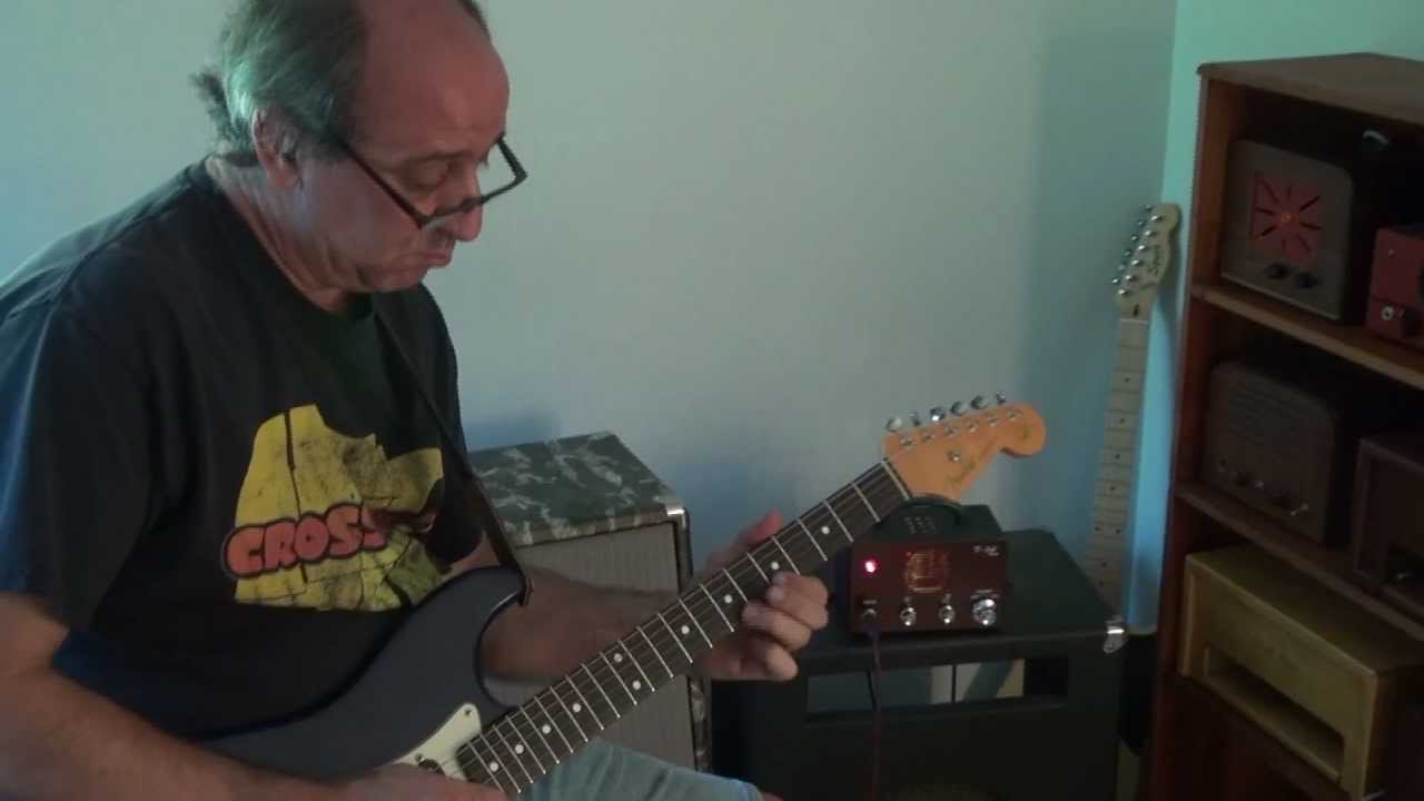D-lab 6k6 electric guitar practice tube amp live demo DIY Hand made