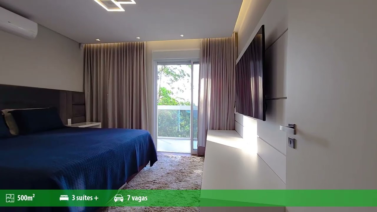 Casa 3 suítes, 500m², terreno 1.100m², condomínio Pq Imperial na Serra da Cantareira