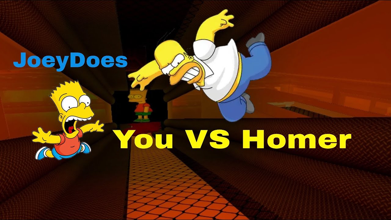 I play You VS Homer AGAIN! #joeydoes #thesimpsons #roblox #youtube 