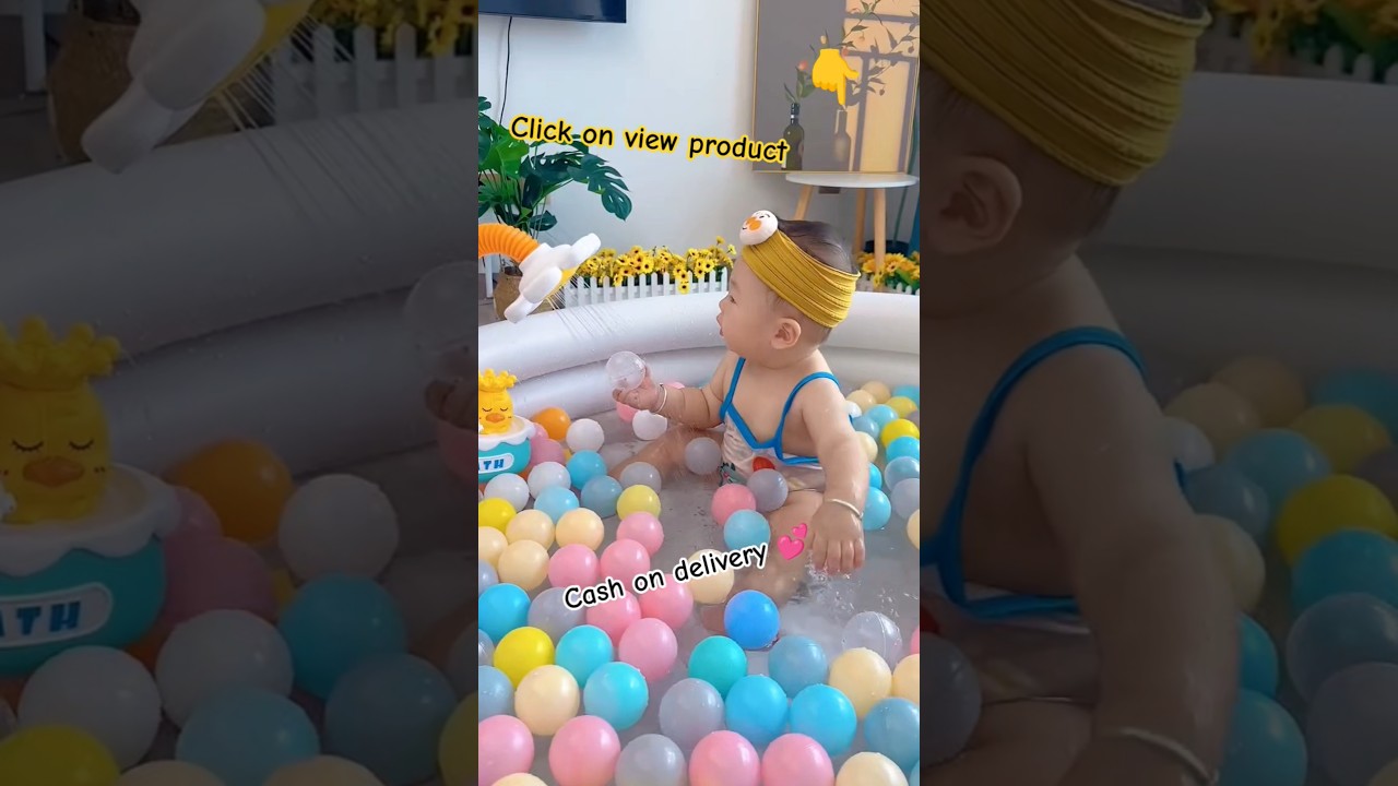 Foam Ball Pit for Toddlers, Comfort and Safety of Baby Ball ||#shorts
