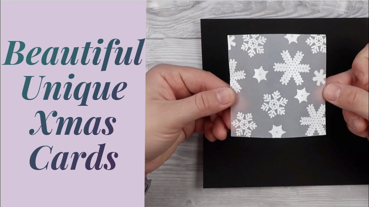 Double Stamped Vellum Technique