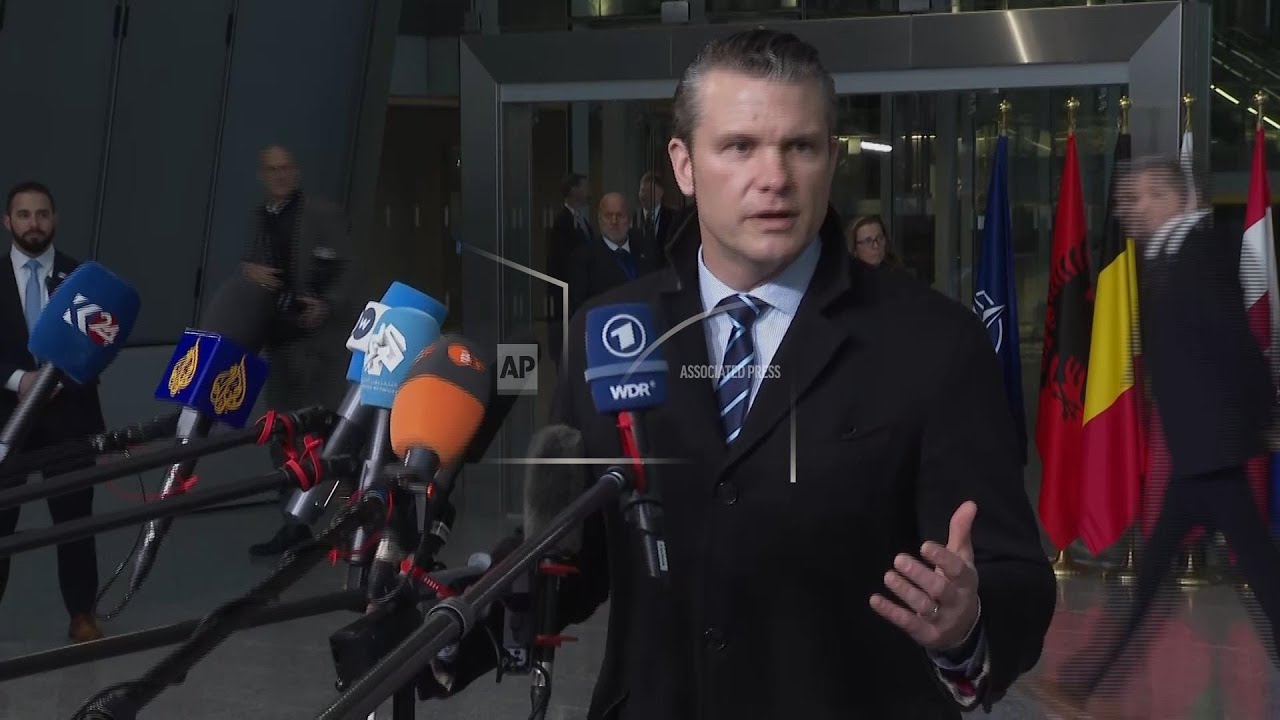 US defence secretary comments on arrival at NATO summit