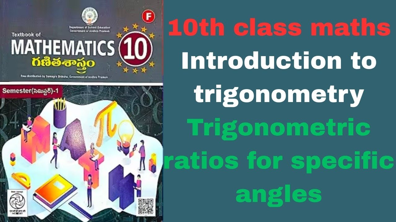 10th class maths|Ch-8 Introduction to trigonometry|Trigonometric ratios for specific angles