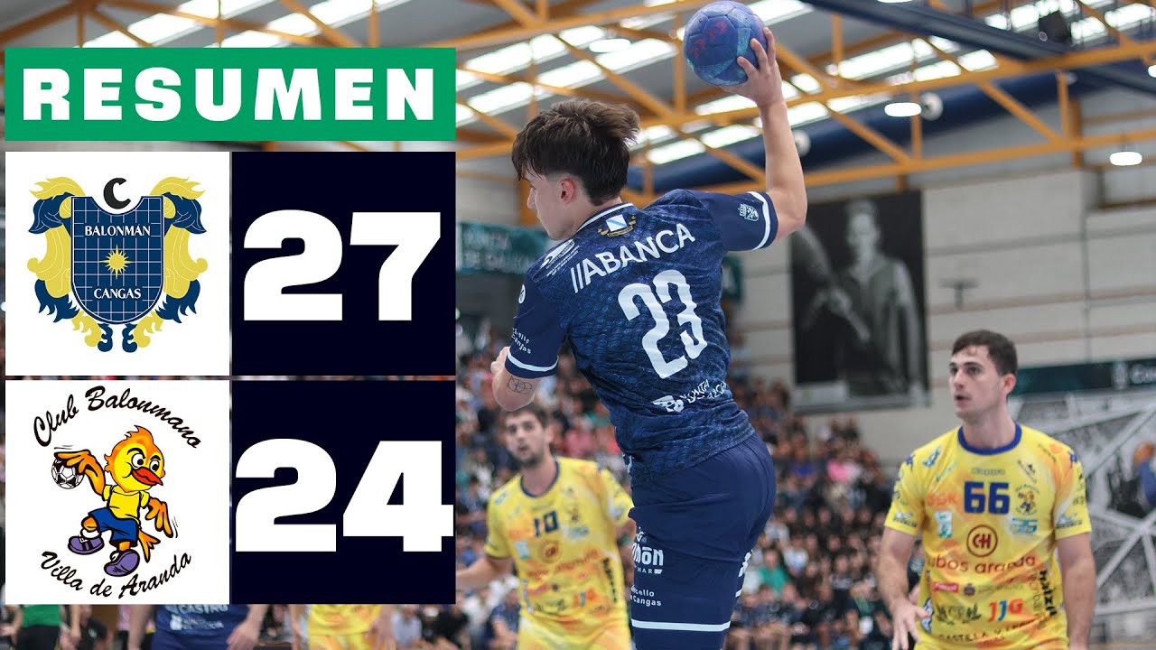 CANGAS FRIGOR&Iacute;FICOS 27-24 VILLA DE ARANDA | RESUMEN LIGA PLENITUDE