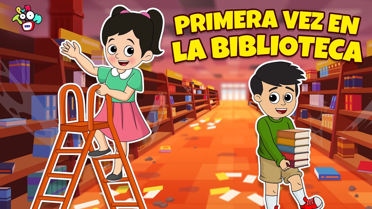 PRIMERA VEZ EN LA BIBLIOTECA | Cuentos infantiles españoles | Moral Stories | PunToon Kids - Español