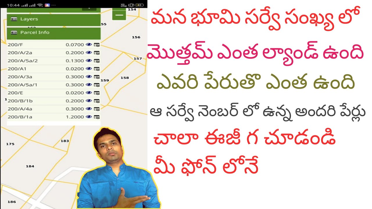 how to know how much total land in survey number || madhu devulapally || madhu