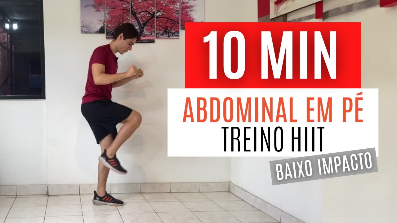 10 MIN - ABDOMINAL EM PÉ // Baixo Impacto