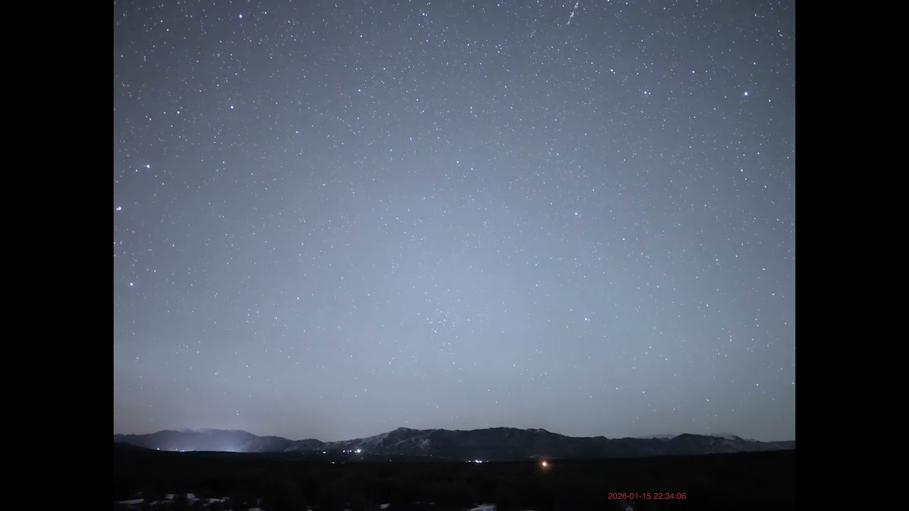 SkyLapse pan 4K Jan. 15-16, 2026 Taos