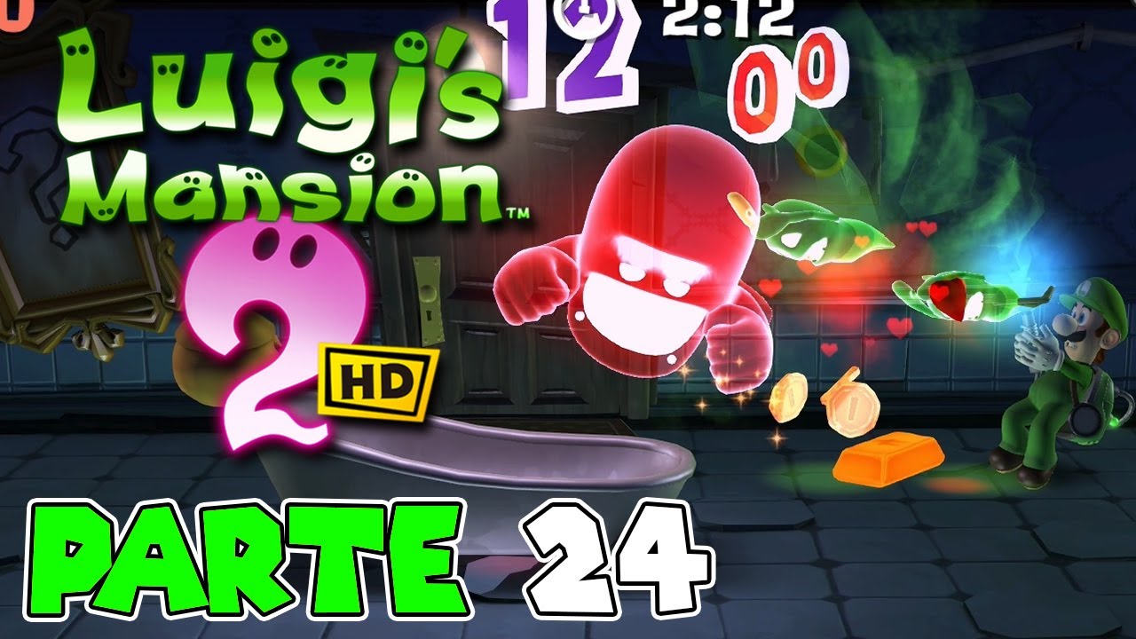 ¡TORRE DE LOS DESAFÍOS (MODO CAZA)! | PARTE #24 | LUIGI'S MANSION 2 HD