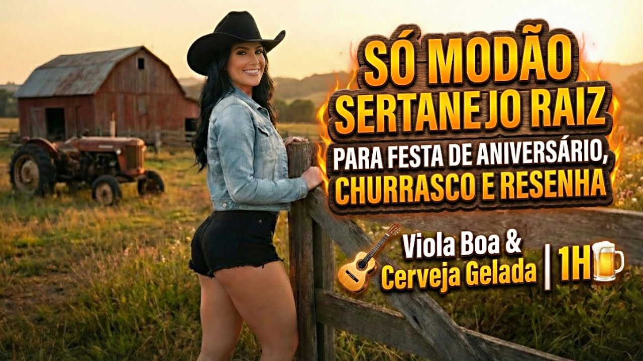 🪗🍖 SÓ MODÃO SERTANEJO RAIZ PARA FESTA DE ANIVERSÁRIO CHURRASCO E RESENHA Viola & Cerveja Gelada | 1H