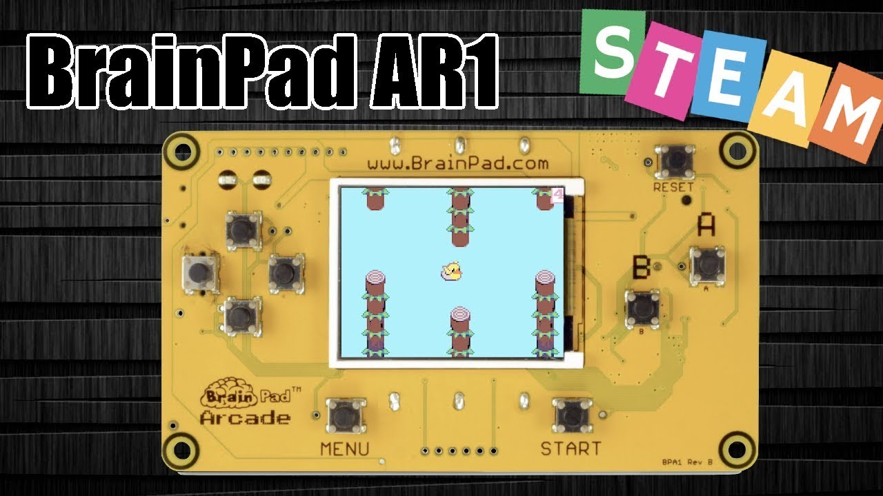 Обзор и игровой процесс портативной консоли Brainpad AR1 STEAM