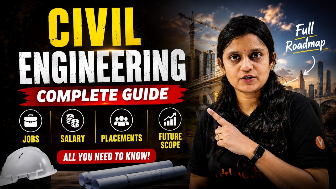 Civil Engineering Complete Guide | Jobs, Salary, Placements & Future Scope