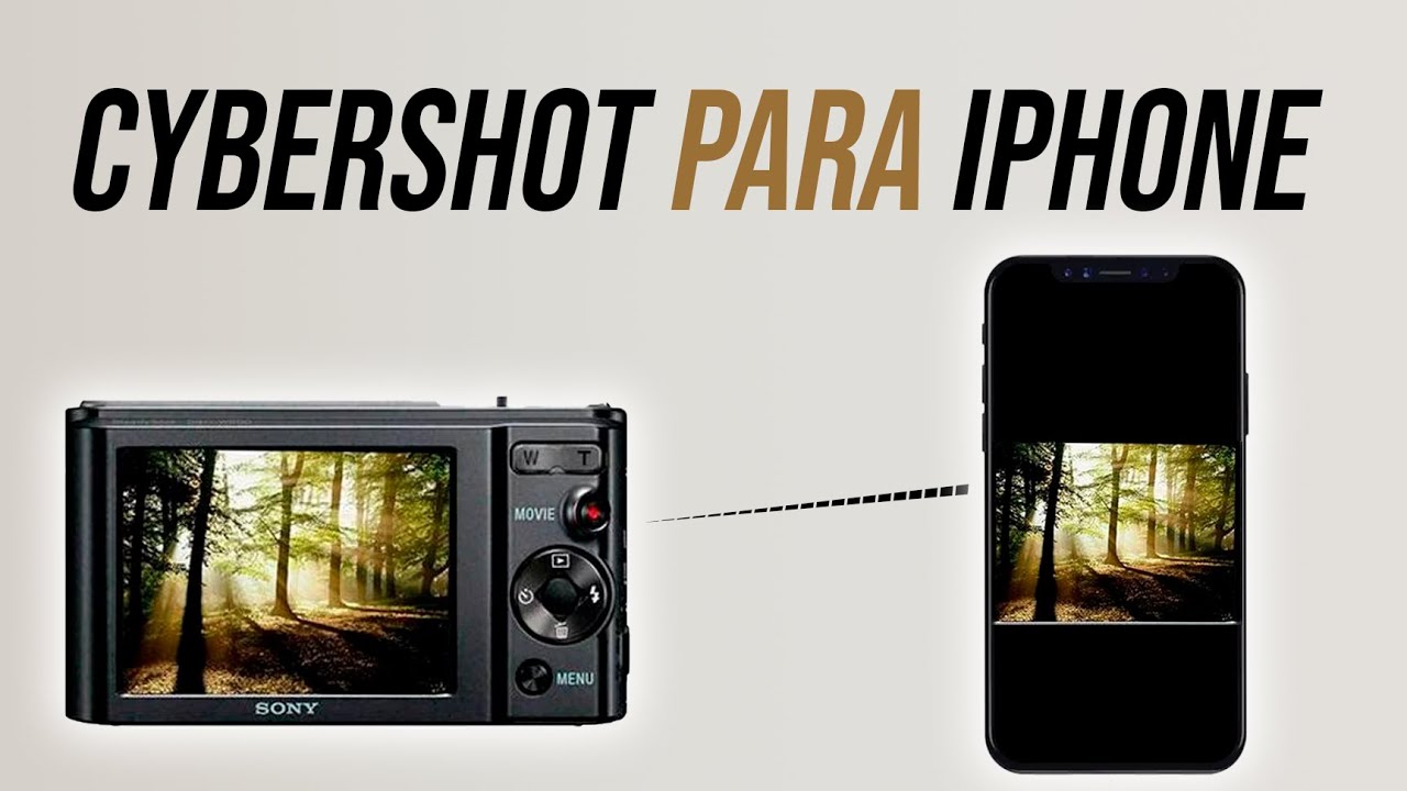 Como passar fotos da câmera Cybershot para o iPhone