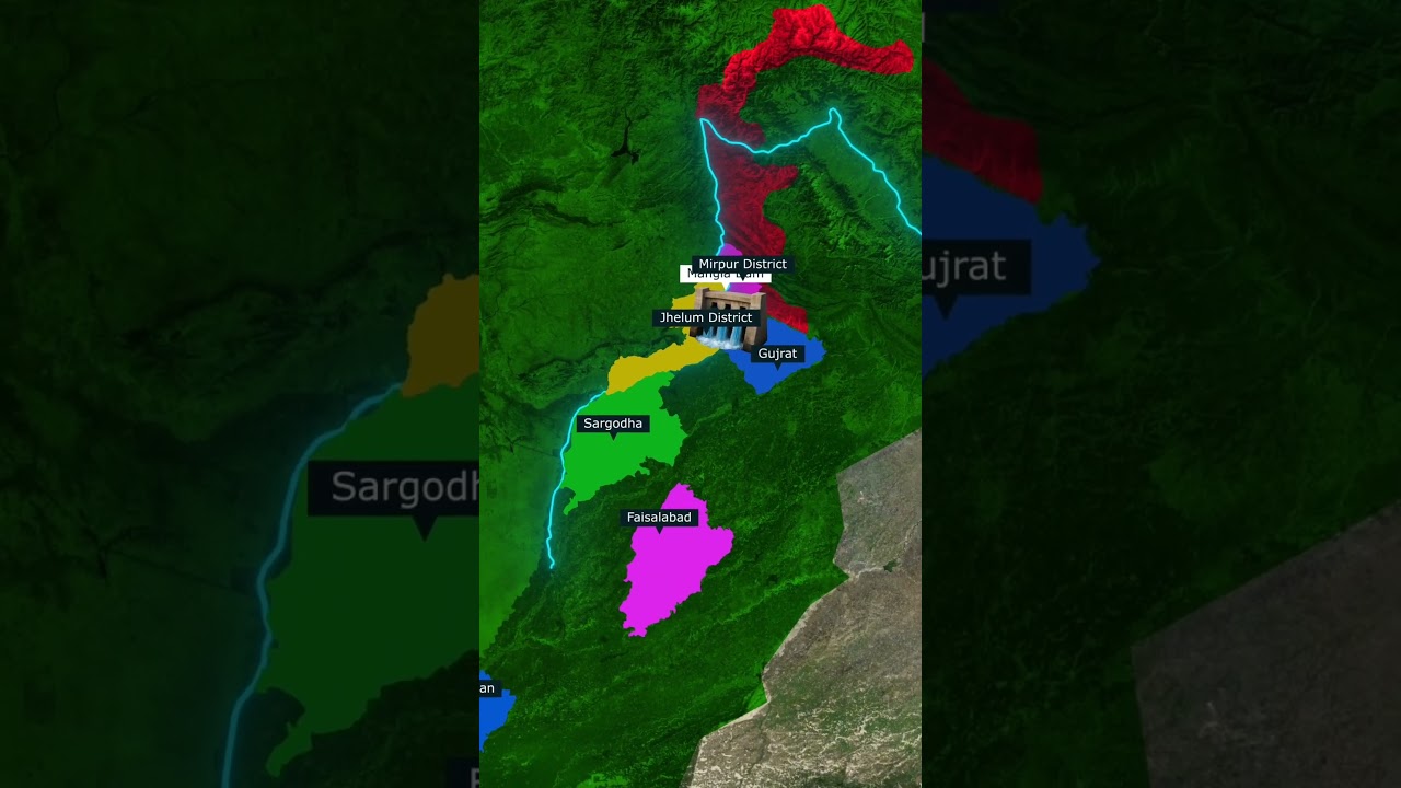 Pakistan 5 Big Dam#news #facts #youtubeshorts #pakistan #history