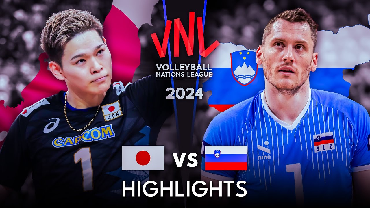 🇯🇵 JAPAN vs SLOVENIA 🇸🇮 | Highlights | Men's VNL 2024