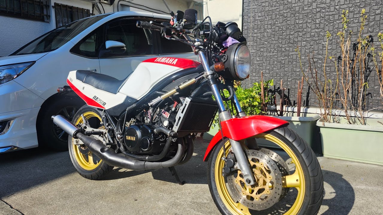 初乗り‼️#2スト #rz #バイク #ypvs #250ccbike 