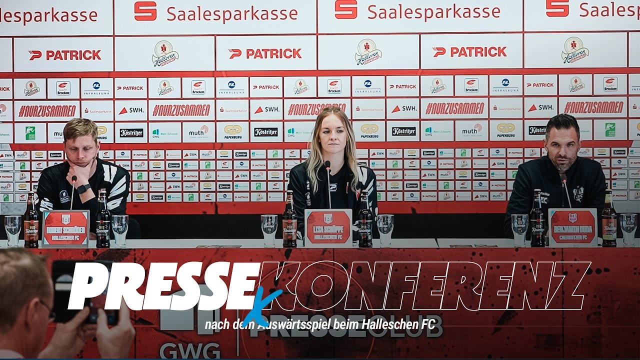 Chemnitzer FC | Pressekonferenz nach dem Ausw&auml;rtsspiel beim Halleschen FC