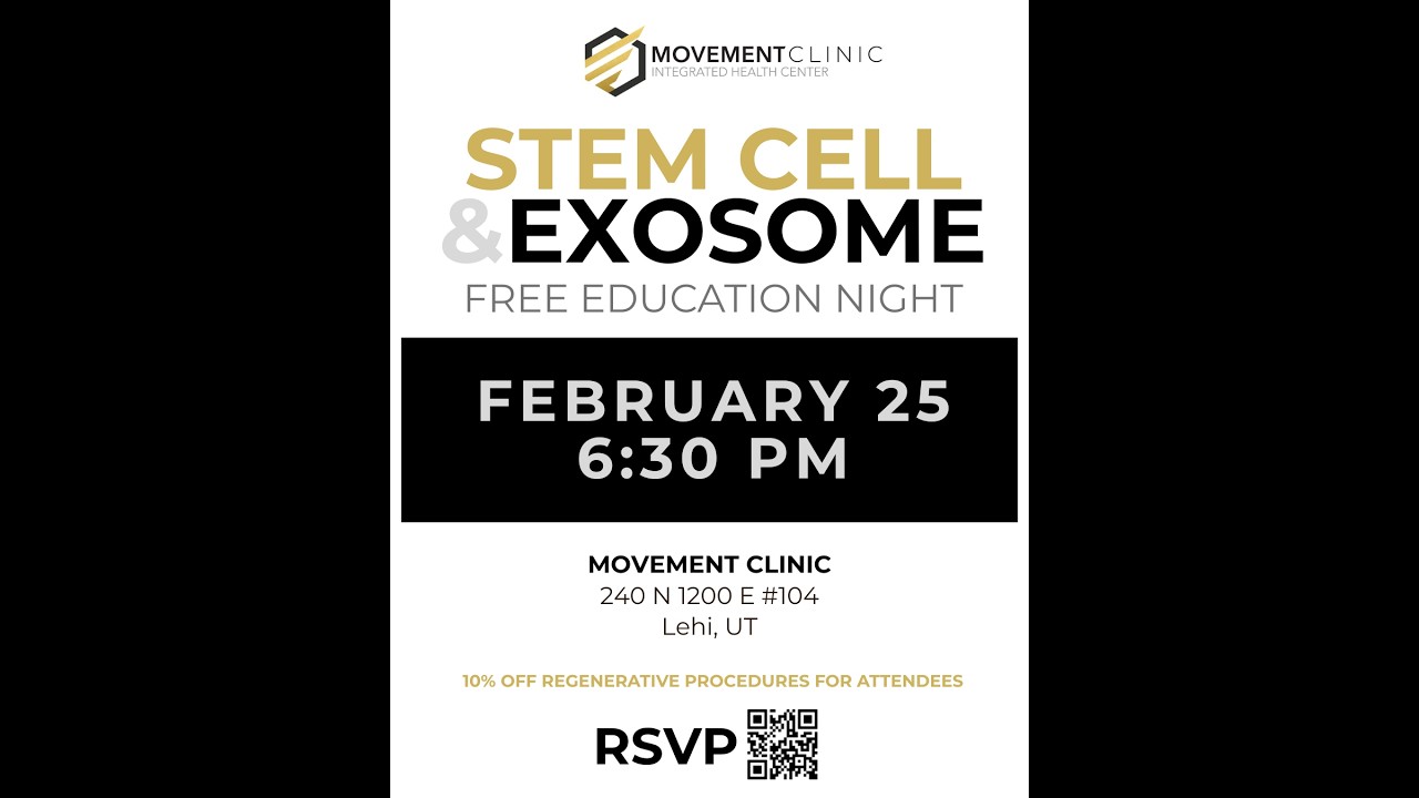Stem Cell and Exosome Education Night