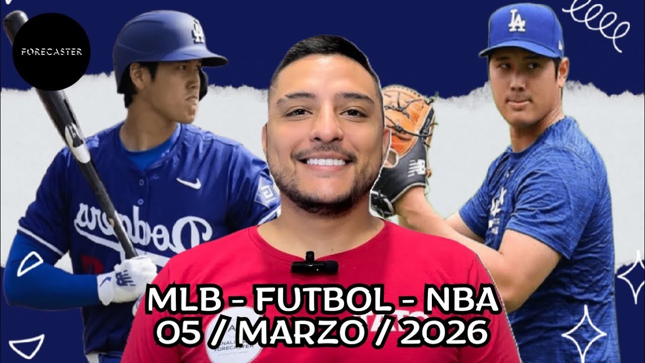 PRONOSTICOS DEPORTIVOS MLB NBA HOY 5 DE MARZO - #mlb #nba #futbol