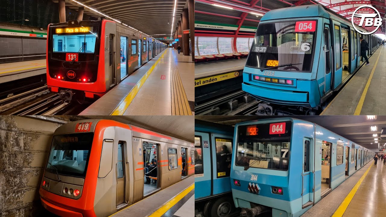 Vistas del Metro de Santiago (2023) (Video de larga duración)