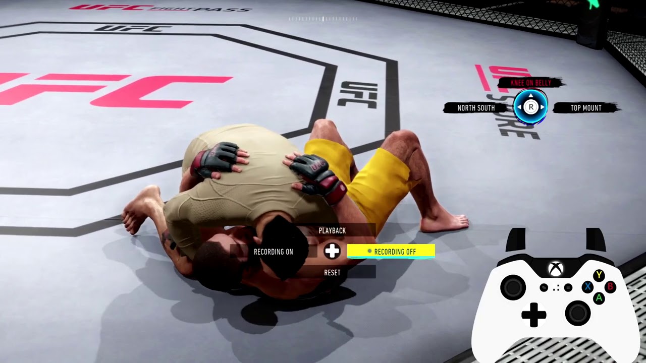 Секретные переходы в партере UFC 4!