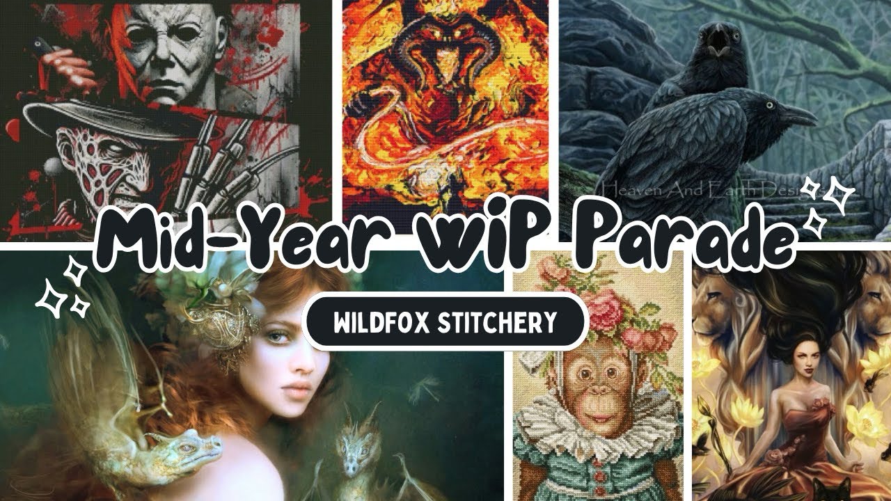 Flosstube Extra: A Mid Year WIP Parade!