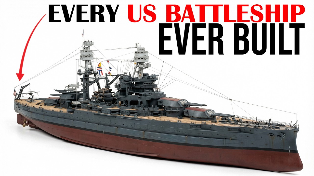 Every US Battleship Class Ever Built