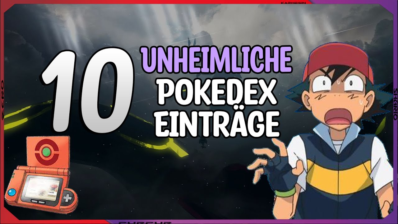10 Unheimliche Pokedex Einträge ! Es ändert die Sicht auf eure Pokemon