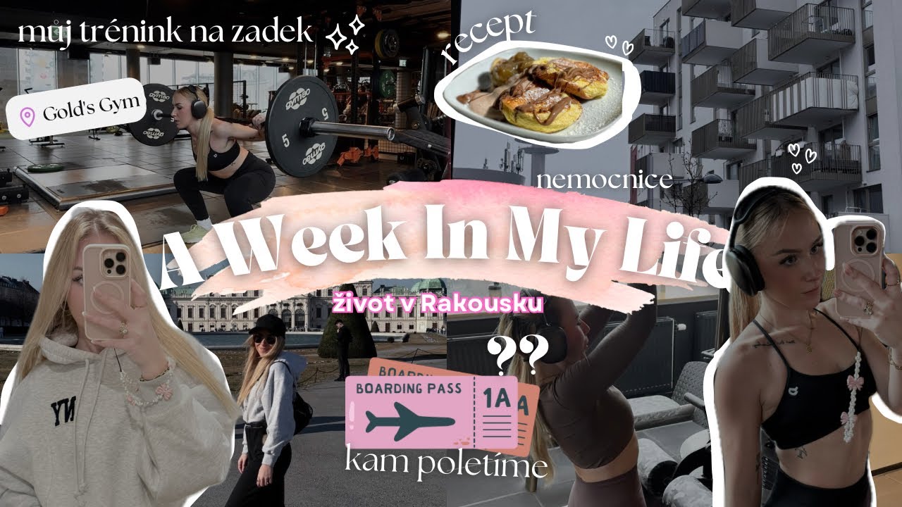 poletíme do EXOTIKY, jak dopadla nemocnice & workout na ZADEK // WEEK IN MY LIFE