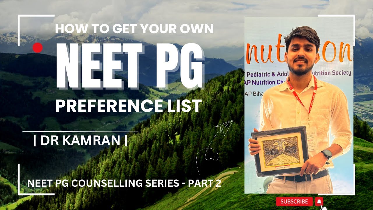 Make your own PREFERENCE List | NEET PG COUNSELLING | DR KAMRAN | AIIMS