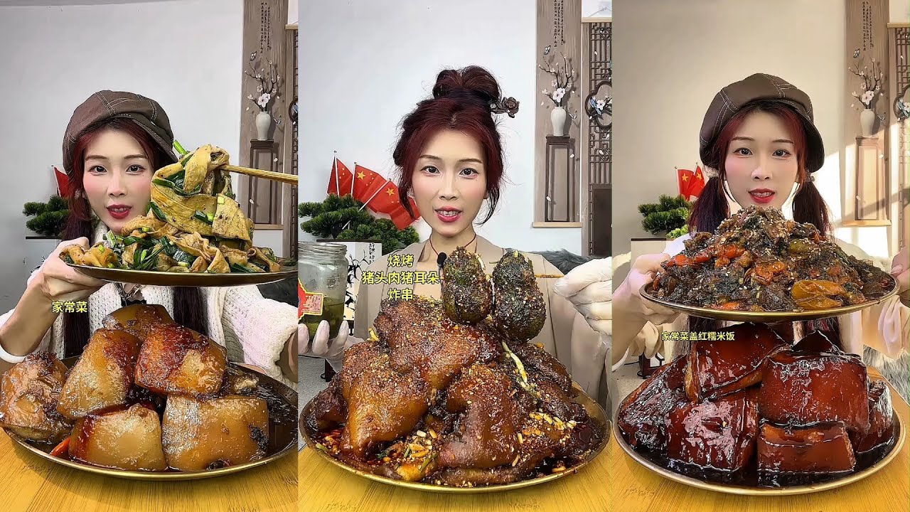 【ASMR】【MUKBANG】DELICIOUS DINING PROGRAM | HOMEMADE CHINESE FOOD | 食べる | 吃播 #咀嚼音