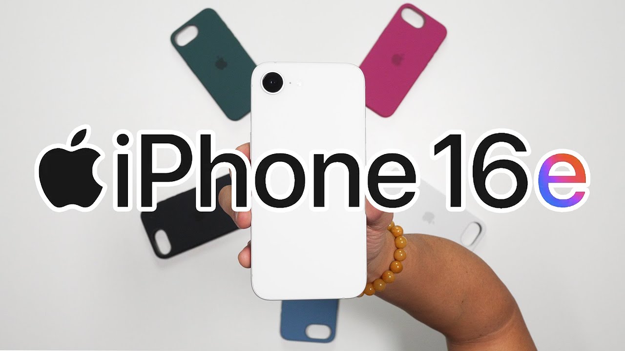 iPhone 16e Unboxing w/ New Case Accessories