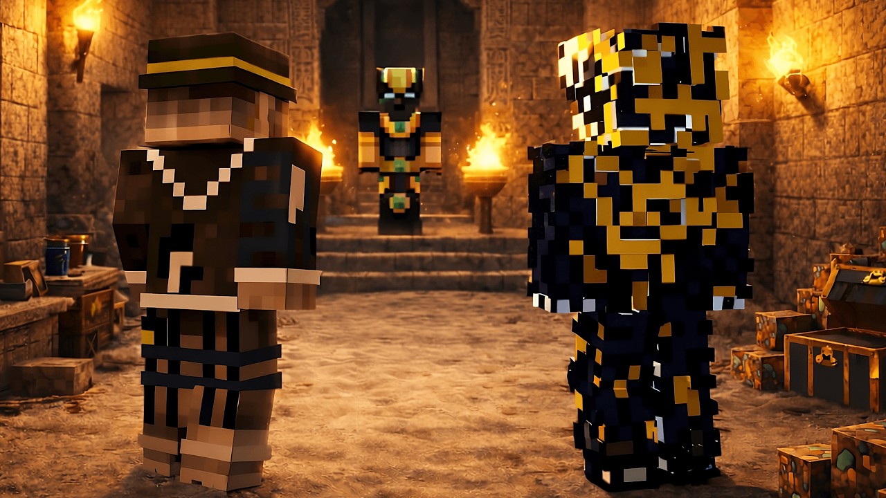 MINECRAFT ESCAPE ROOM KRYPTA NIBU #3 - ZAGADKA ANUBISA