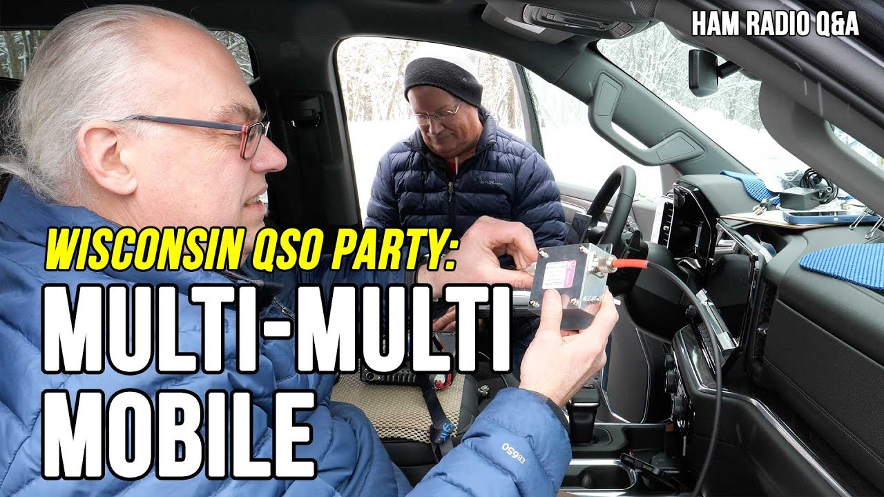 Are we crazy? Winter storm mobile in the Wisconsin QSO Party #hamradioqa