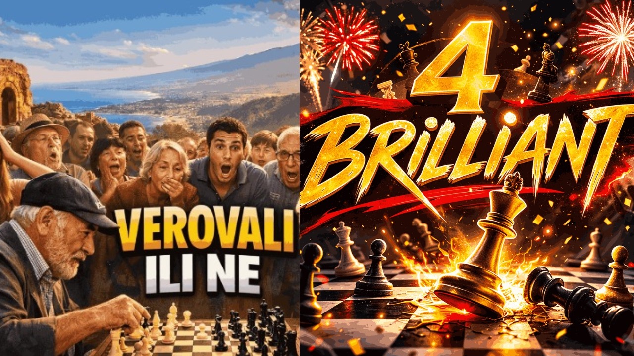 VEROVALI ILI NE... 2 PARTIJE SA PO 2X BRILLIANT😱 🔥🎯♟🔥?!