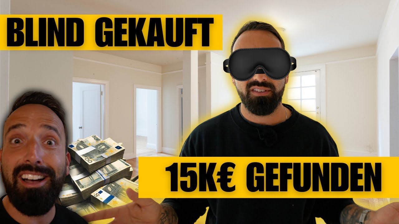 Wohnung BLIND gekauft (Fix & Flip) und 15.000€ darin gefunden!😱💰💰💰