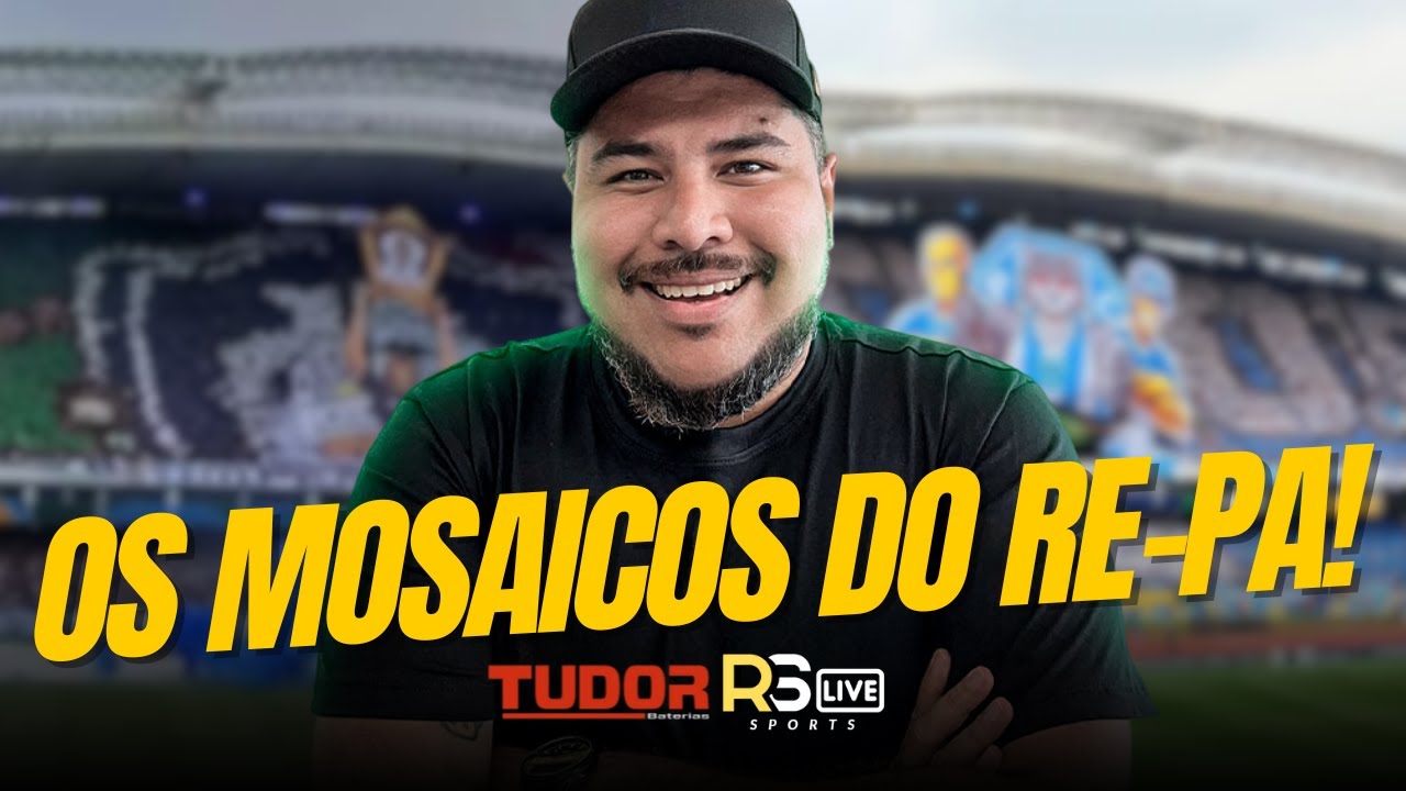 🦁🐺 OS DETALHES dos MOSAICOS! Mangueirão Vai TREMER com MOSAICOS HISTÓRICOS de Remo e Paysandu!